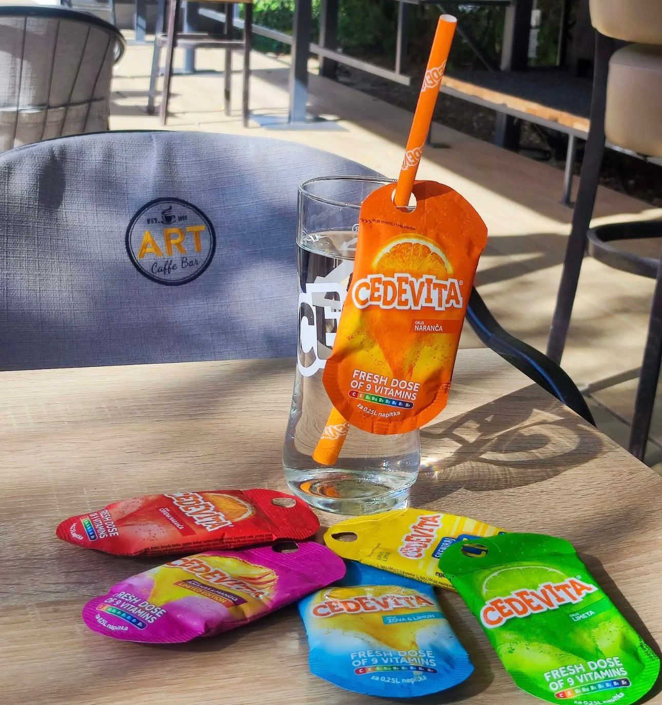 Osvežavajuća Cedevita u Caffe Bar Art Žitište - savršena za leto